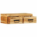 Dulap TV montat pe perete 60x30x19 cm, lemn masiv de acacia - WALTI WALTI