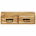 Dulap TV montat pe perete 60x30x19 cm, lemn masiv de acacia - WALTI WALTI