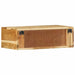 Dulap TV montat pe perete 60x30x19 cm, lemn masiv de acacia - WALTI WALTI