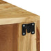 Dulap TV montat pe perete 60x30x19 cm, lemn masiv de acacia - WALTI WALTI