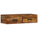 Dulap TV montat pe perete 80x30x19 cm, lemn masiv reciclat - WALTI WALTI