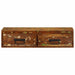 Dulap TV montat pe perete 80x30x19 cm, lemn masiv reciclat - WALTI WALTI