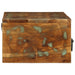 Dulap TV montat pe perete 80x30x19 cm, lemn masiv reciclat - WALTI WALTI
