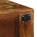 Dulap TV montat pe perete 80x30x19 cm, lemn masiv reciclat - WALTI WALTI