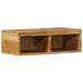 Dulap TV montat pe perete 60x30x19 cm, lemn masiv de mango brut - WALTI WALTI