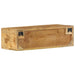 Dulap TV montat pe perete 60x30x19 cm, lemn masiv de mango brut - WALTI WALTI