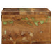 Dulap TV montat pe perete 80x30x19 cm, lemn masiv reciclat - WALTI WALTI