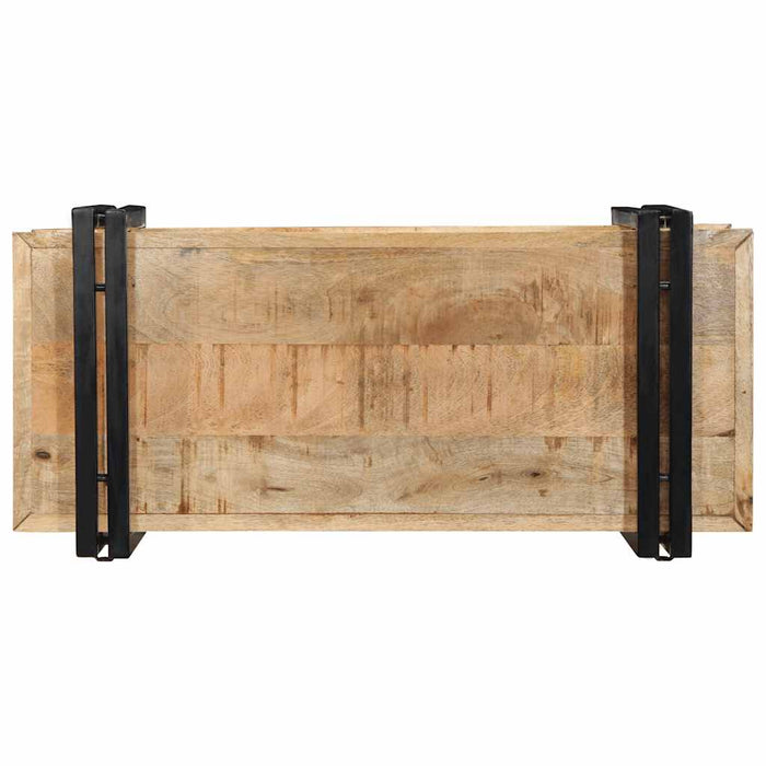 Raft de perete 70x33x35 cm lemn masiv de mango WALTI
