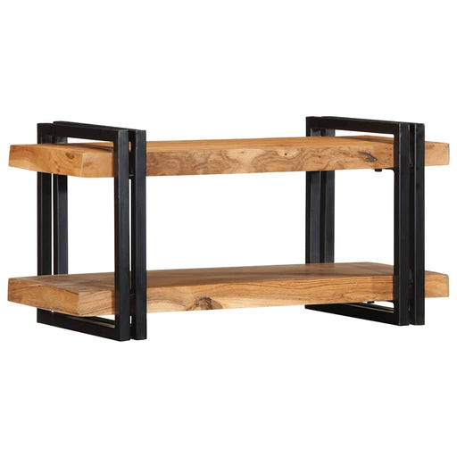 Raft de perete 70x33x35 cm din lemn masiv de salcâm - WALTI WALTI