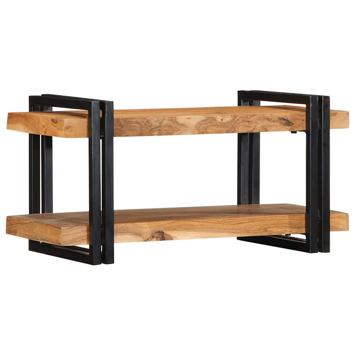 Raft de perete 70x33x35 cm din lemn masiv de salcâm WALTI