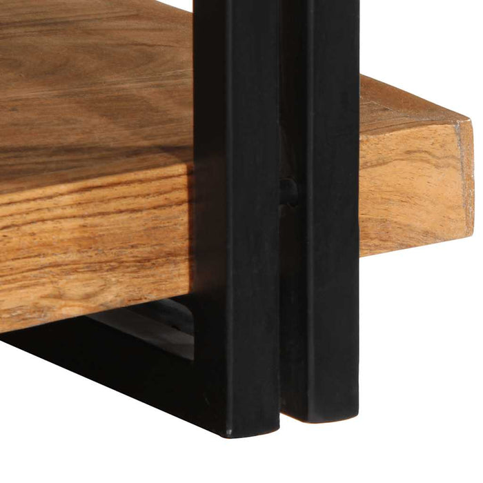 Raft de perete 70x33x35 cm din lemn masiv de salcâm WALTI