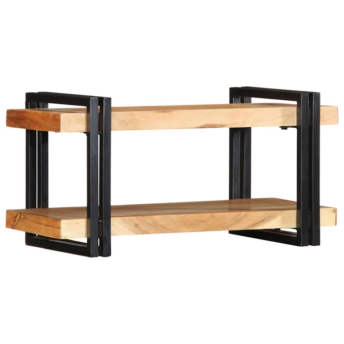 Raft de perete 70x33x35 cm din lemn masiv de salcâm WALTI