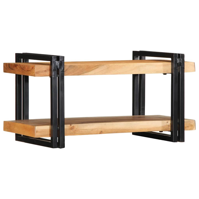 Raft de perete 70x33x35 cm din lemn masiv de salcâm WALTI