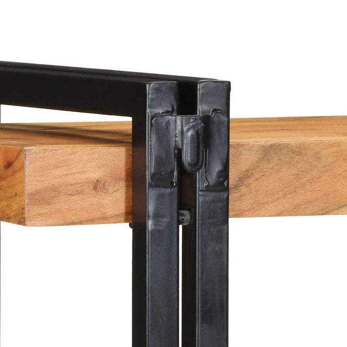 Raft de perete 70x33x35 cm din lemn masiv de salcâm WALTI