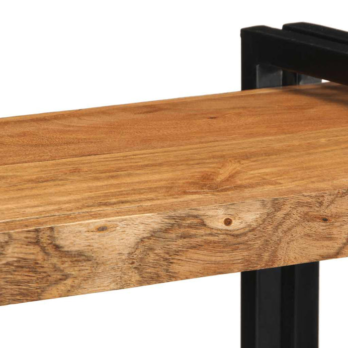 Raft de perete 70x33x35 cm din lemn masiv de salcâm WALTI