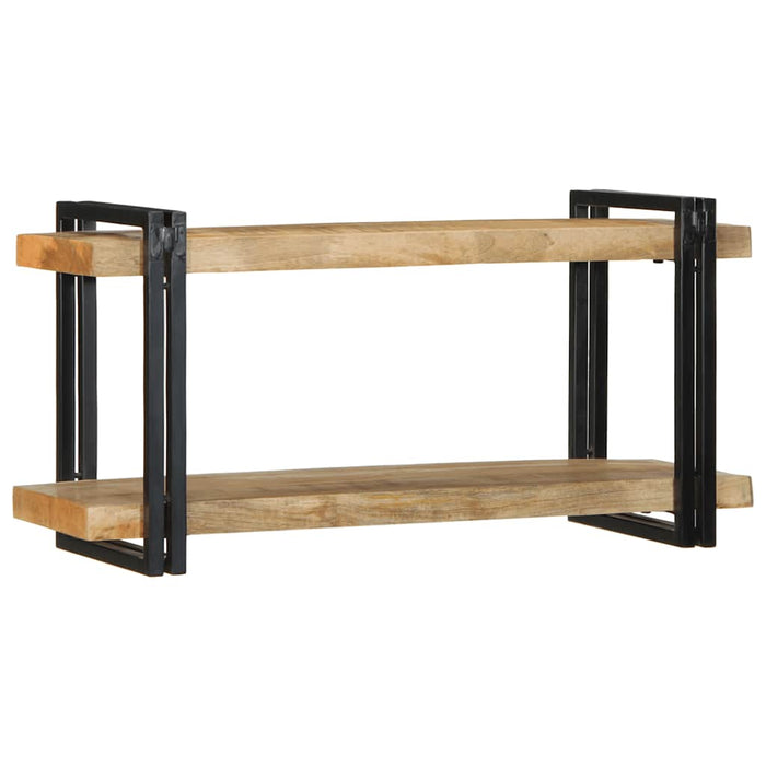 Raft de perete 90x33x45 cm lemn masiv de mango WALTI