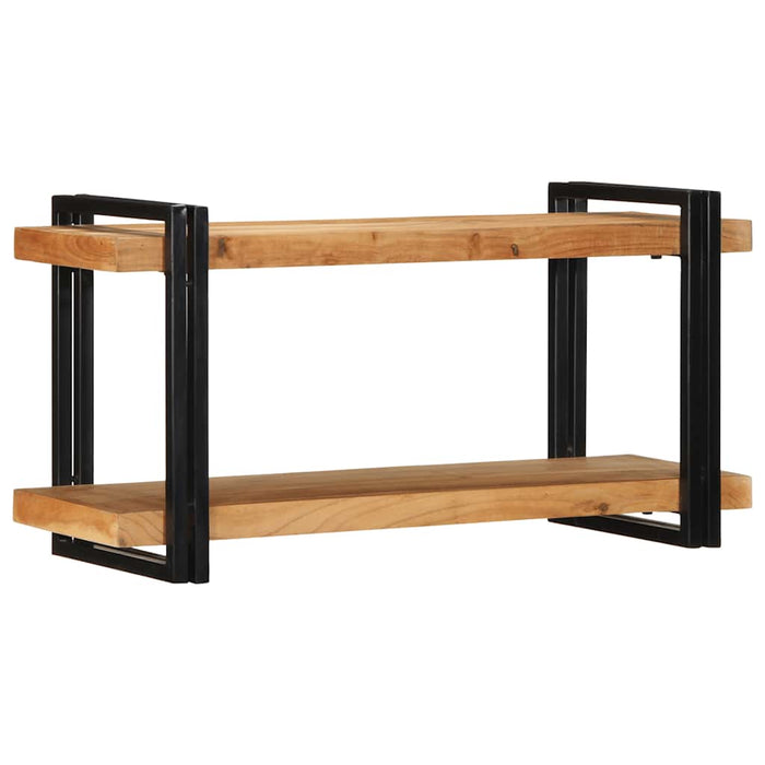 Raft de perete 90x33x45 cm din lemn masiv de salcâm WALTI