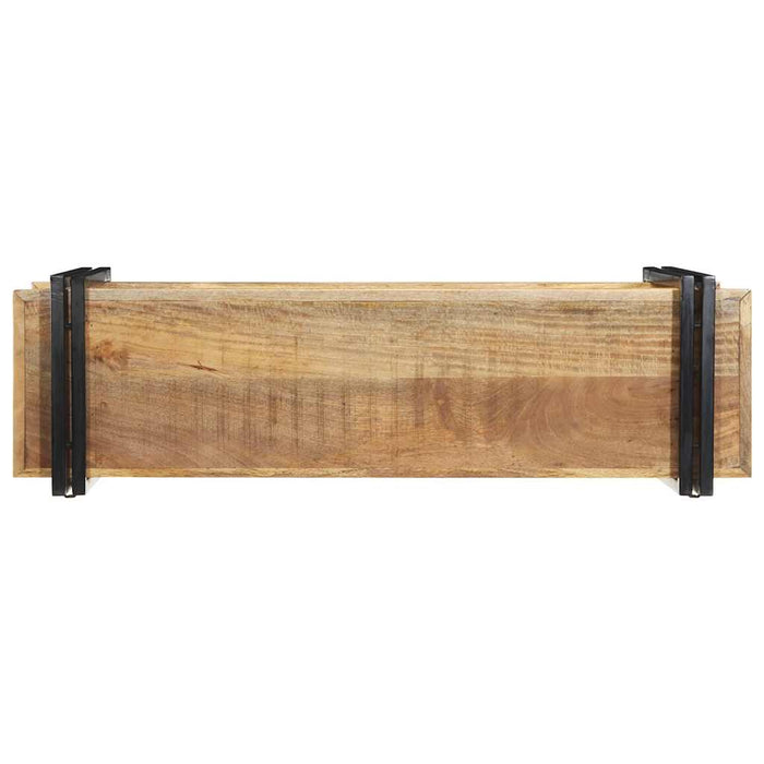 Raft de perete 110x33x45 cm lemn masiv de mango WALTI