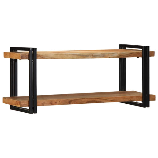 Raft de perete 110x33x45 cm din lemn masiv de salcâm - WALTI WALTI