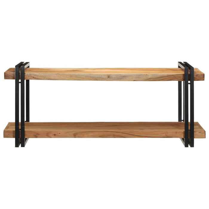 Raft de perete 110x33x45 cm din lemn masiv de salcâm WALTI