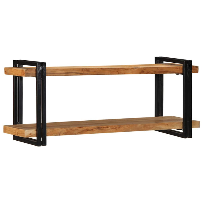 Raft de perete 110x33x45 cm din lemn masiv de salcâm WALTI