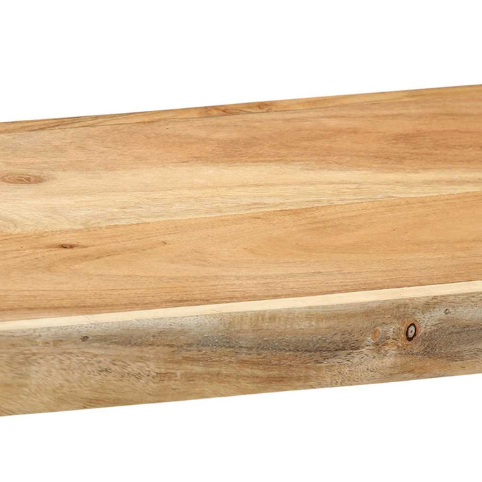 Raft de perete 110x33x45 cm din lemn masiv de salcâm WALTI