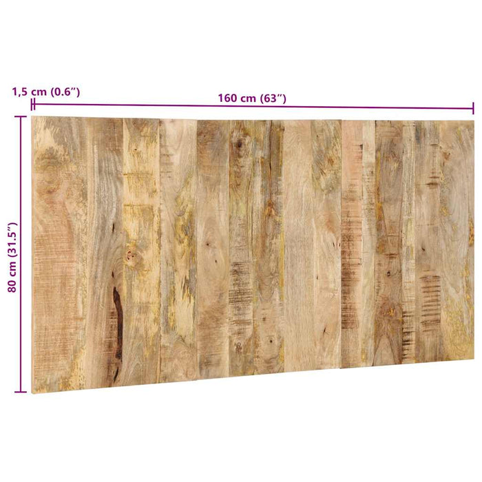 Tăblie de pat 160 cm lemn masiv de mango - WALTI WALTI
