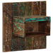 Noptiera multicolor 50x27x50 cm lemn masiv recuperat - WALTI WALTI