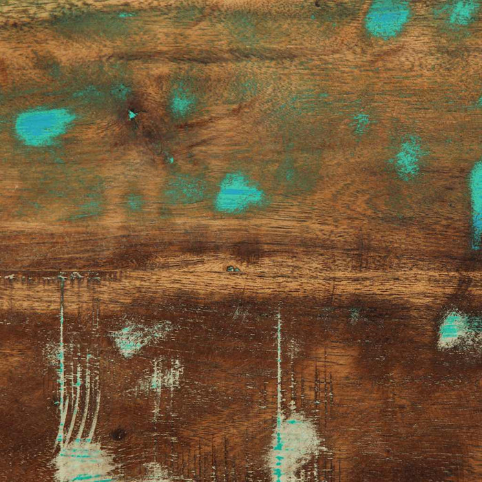 Noptiera multicolor 50x27x50 cm lemn masiv recuperat - WALTI WALTI