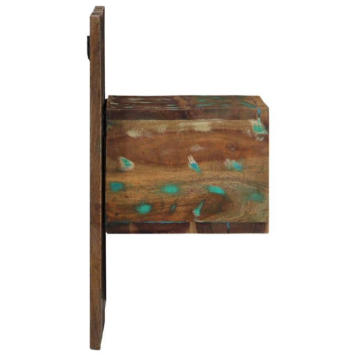 Noptiera multicolor 50x27x50 cm lemn masiv recuperat - WALTI WALTI