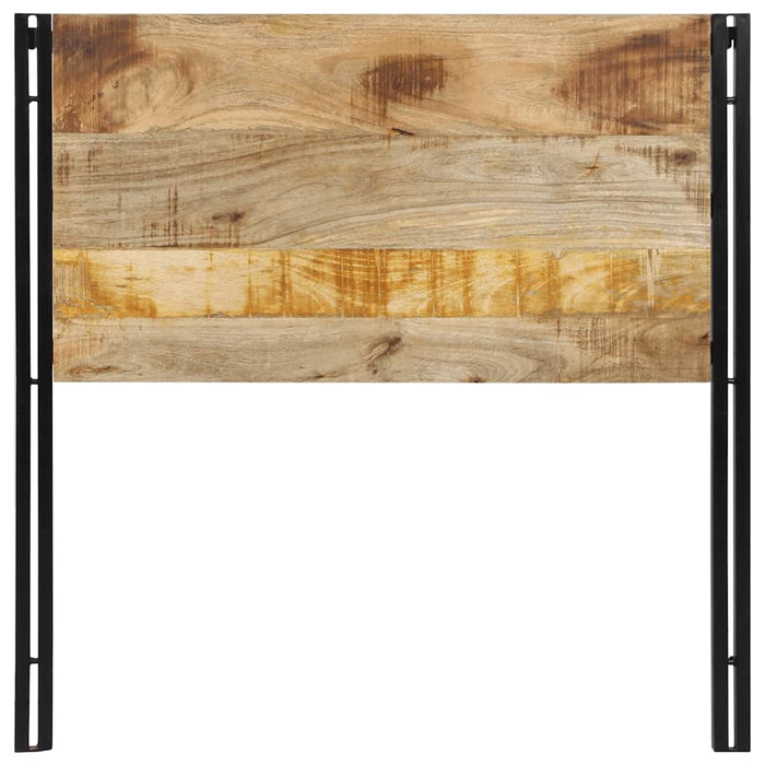 Tăblie de pat 100 cm lemn masiv de mango și fier - WALTI WALTI