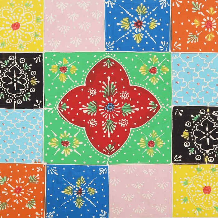 Noptiera multicolor 40x35x45 cm lemn masiv de mango - WALTI WALTI