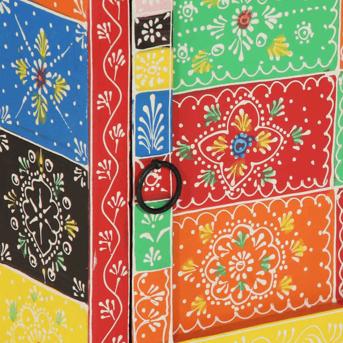 Noptiera 2 buc multicolor 40x35x45 cm lemn masiv de mango - WALTI WALTI