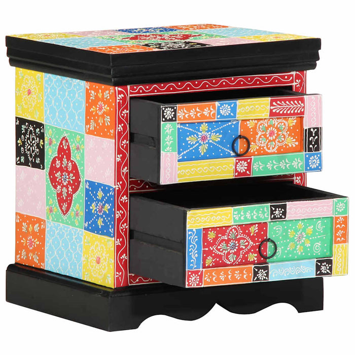 Noptiere, 2 buc., multicolor, 40x35x45 cm, lemn prelucrat - WALTI WALTI