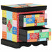 Noptiere, 2 buc., multicolor, 40x35x45 cm, lemn prelucrat - WALTI WALTI