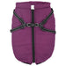 Haină câini cu ham impermeabilă reflectorizantă, violet, L44 - WALTI WALTI