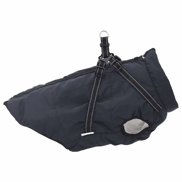 Haină câini cu ham impermeabilă reflectorizantă, bleumarin, L48 WALTI