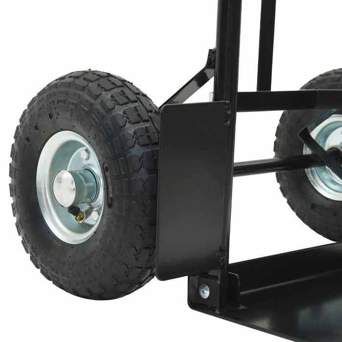 Cărucior manual Negru și roșu 57 x 46 x 113 cm Oțel - WALTI WALTI