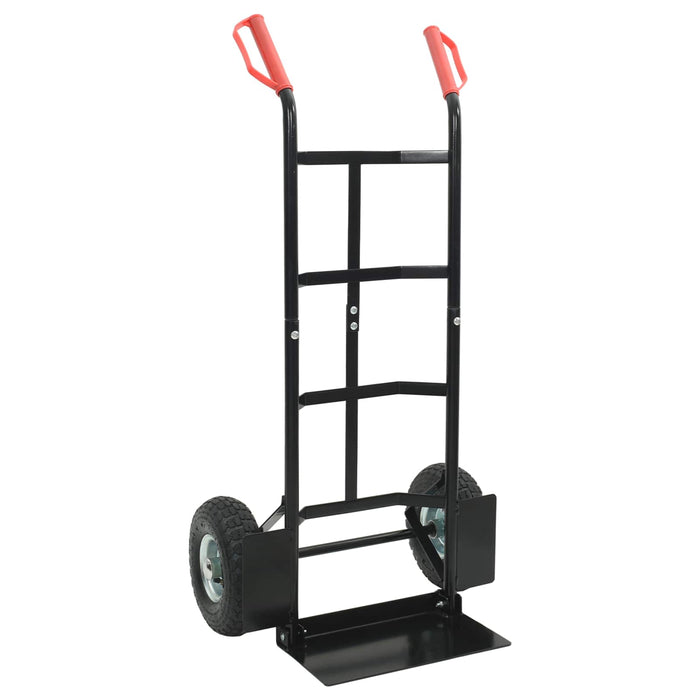 Cărucior manual Negru și roșu 57 x 46 x 113 cm Oțel - WALTI WALTI