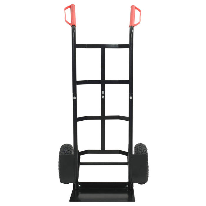 Cărucior manual Negru și roșu 57 x 46 x 113 cm Oțel - WALTI WALTI