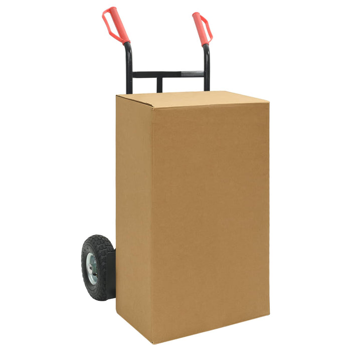 Cărucior manual Negru și roșu 57 x 46 x 113 cm Oțel - WALTI WALTI