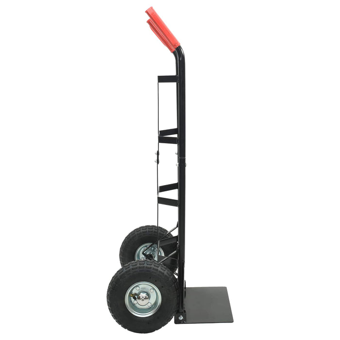 Cărucior manual Negru și roșu 57 x 46 x 113 cm Oțel - WALTI WALTI