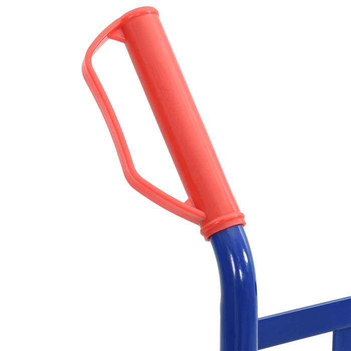 Cărucior manual Albastru și roșu 57 x 46 x 113 cm Oțel - WALTI WALTI