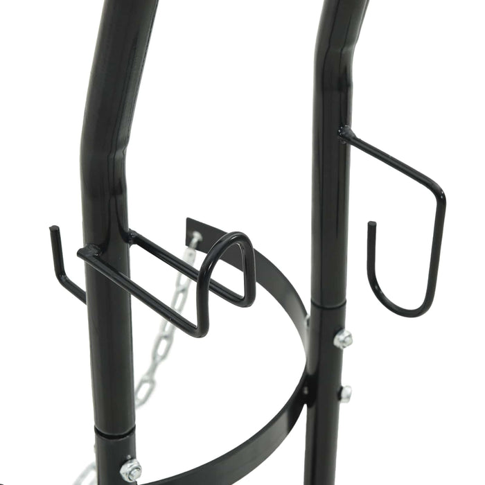 Cărucior manual Negru și roșu 49 x 49 x 101 cm Oțel - WALTI WALTI