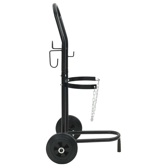Cărucior manual Negru și roșu 49 x 49 x 101 cm Oțel - WALTI WALTI