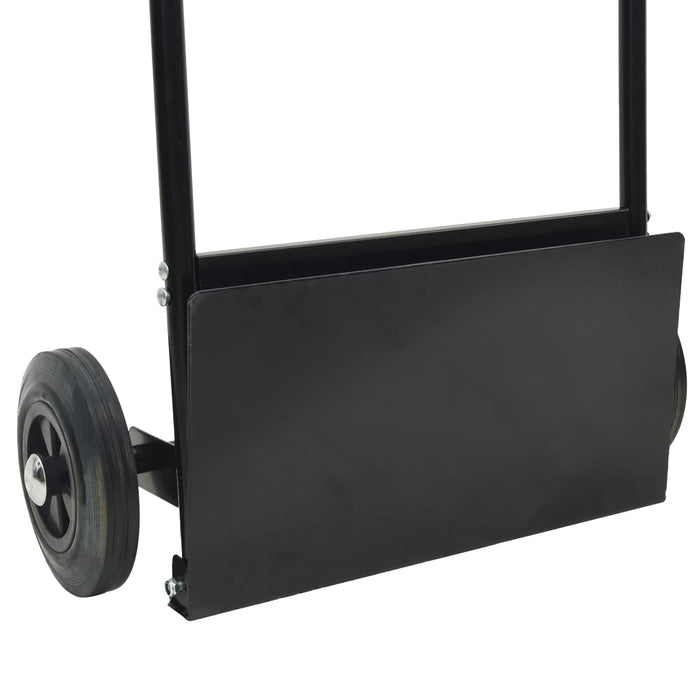 Cărucior manual Negru și roșu 63 x 43,5 x 110 cm Oțel - WALTI WALTI