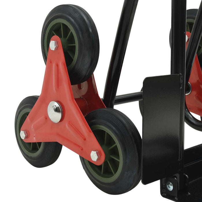 Cărucior manual Negru și roșu 64,5 x 49,5 x 114 cm Oțel - WALTI WALTI