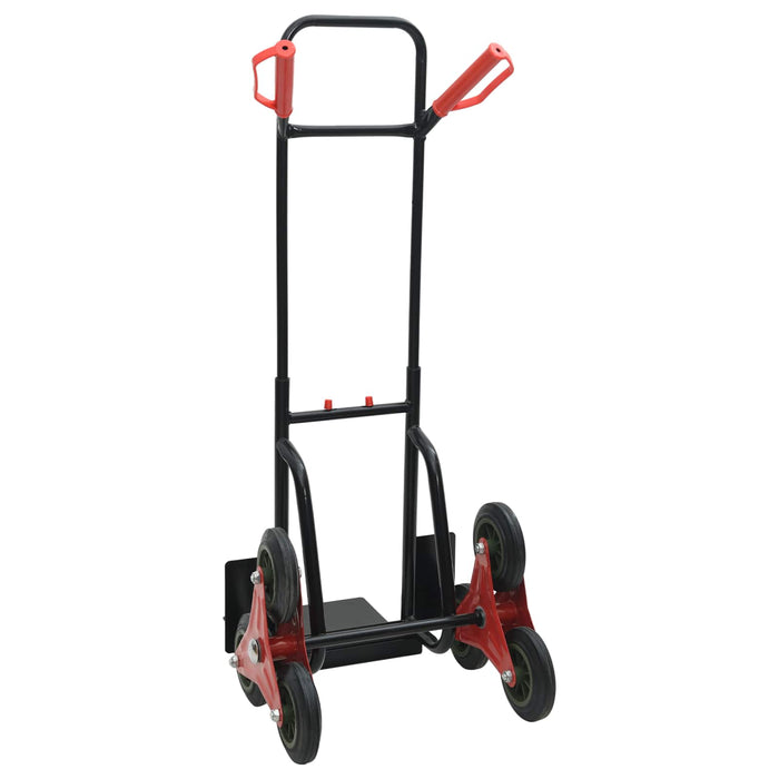 Cărucior manual Negru și roșu 64,5 x 49,5 x 114 cm Oțel - WALTI WALTI