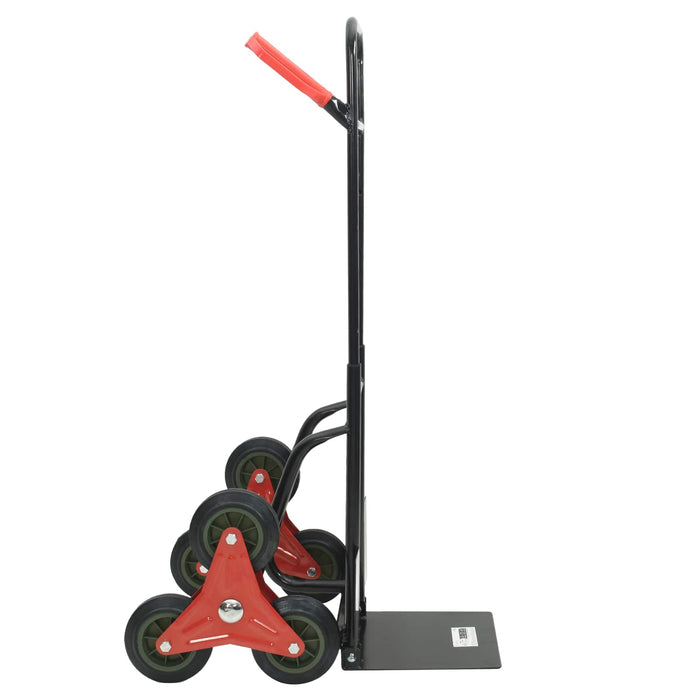Cărucior manual Negru și roșu 64,5 x 49,5 x 114 cm Oțel - WALTI WALTI