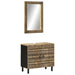 Set mobilier de baie, 2 piese, lemn masiv de mango - WALTI WALTI